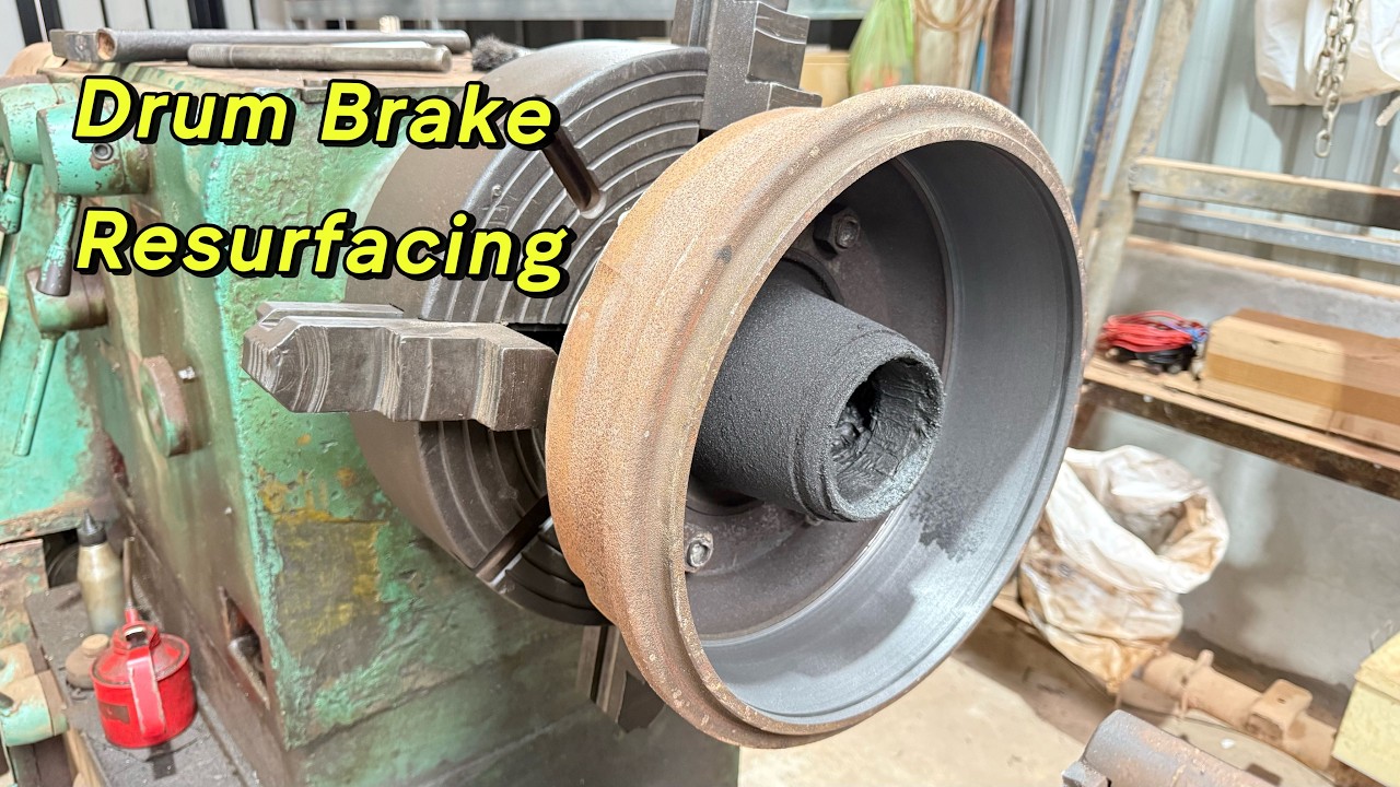 Restoring Worn Drum Brakes: The Lathe Technique