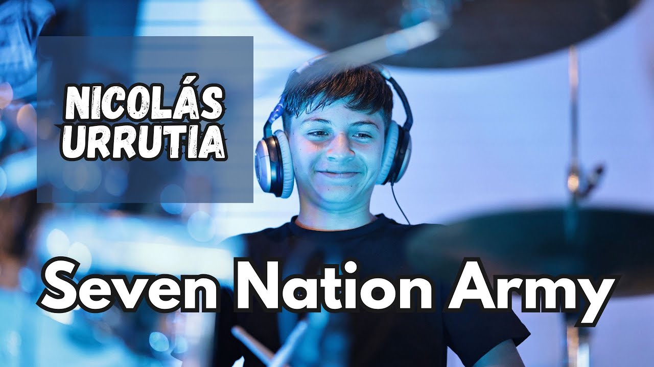 Escuela de Bateristas Fabián Alvarez Bateristas presenta a Nico Urrutia - Seven Nation Army
