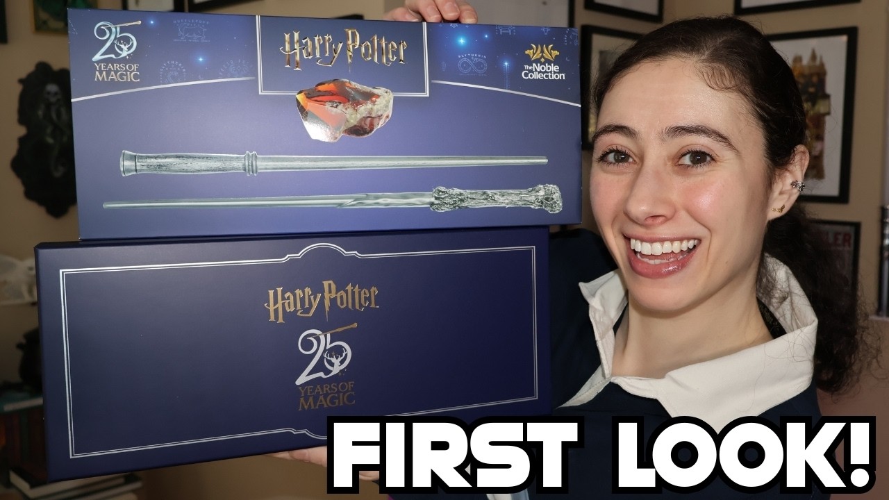 Harry Potter 25th Anniversary Wand Set From Noble Collection! | NN8025