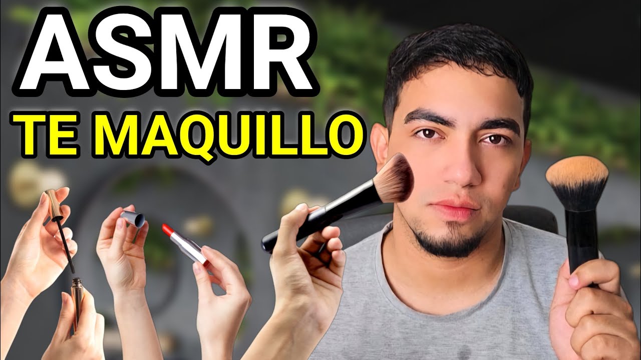ASMR Te maquillo para tu cita | Sonidos Relajantes para dormir toda la noche | Roleplay