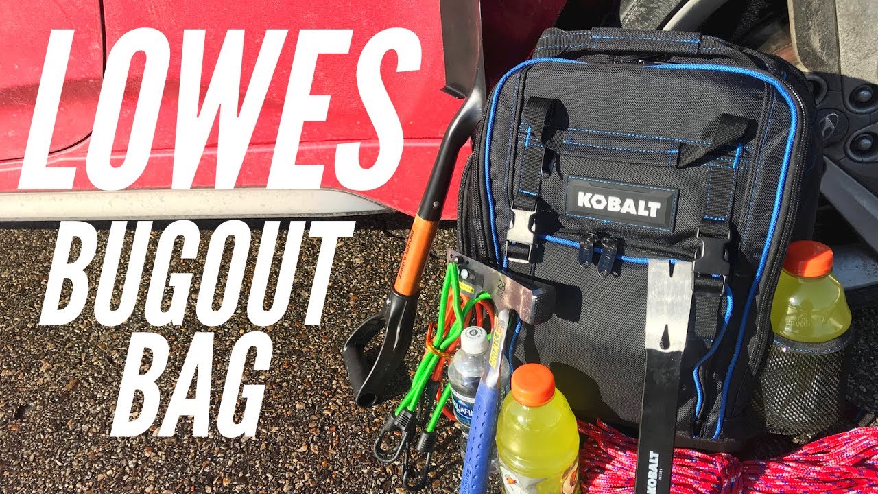 Bug Out Bag from Lowes: A 72-Hour Survival Bag with Food, Fire, Shelter, Water and More