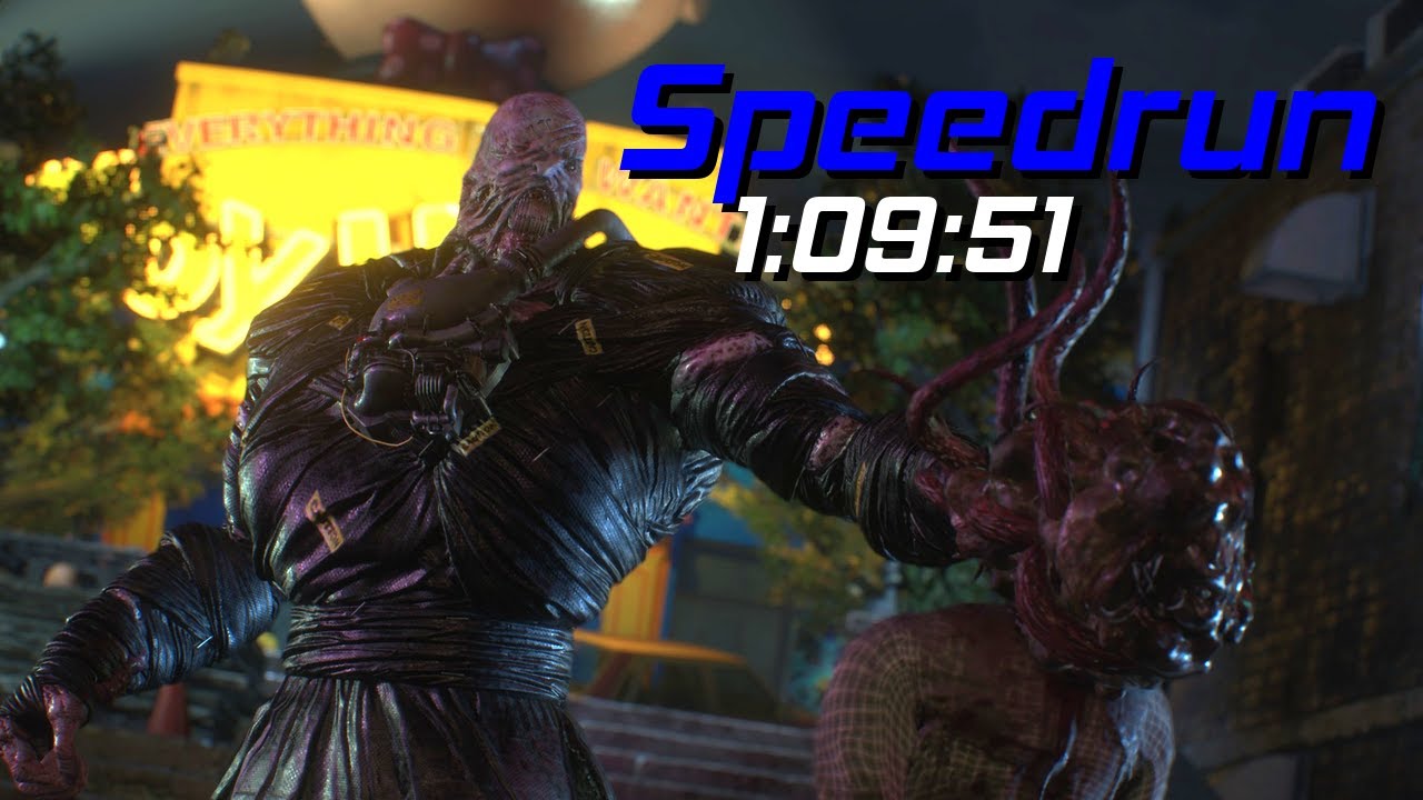 Resident Evil 3 Remake Speedrun in 1:09:51 | Any% | Standard