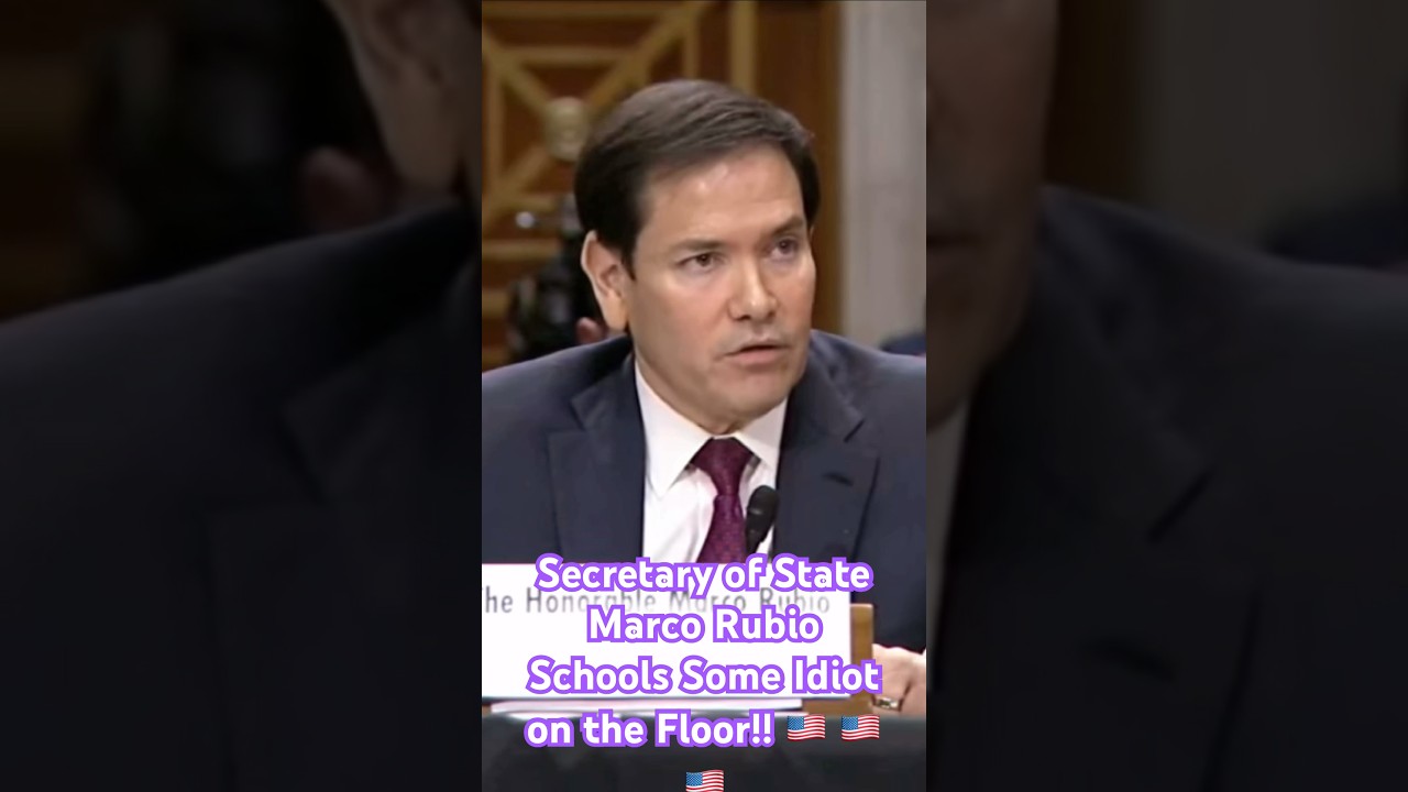 Госсекретарь Марко Рубио отчитал какого-то идиота прямо на полу!! 🇺🇸 🇺🇸 🇺🇸