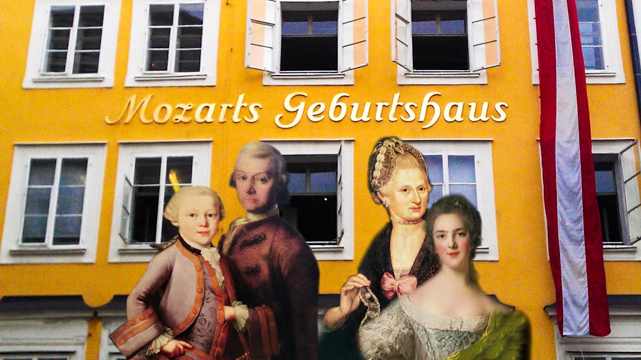 Musicisti Famosi Casa Mozart a Salisburgo