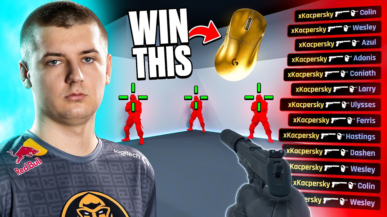 Are you faster than a pro player in this CS map?