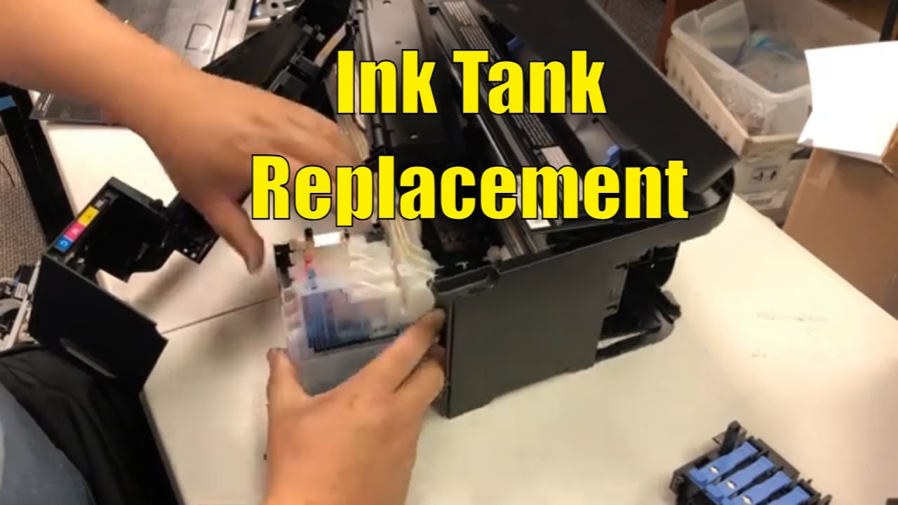 Протекает? Не те чернила? Простая замена чернильницы — Epson EcoTank ET-2750 L-4160