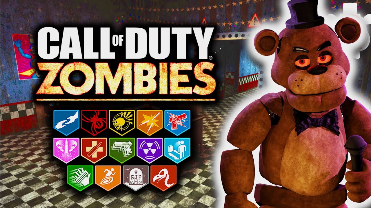 Эта карта для режима «Зомби» в FNAF 2 чуть меня не сломила (Black Ops 3)
