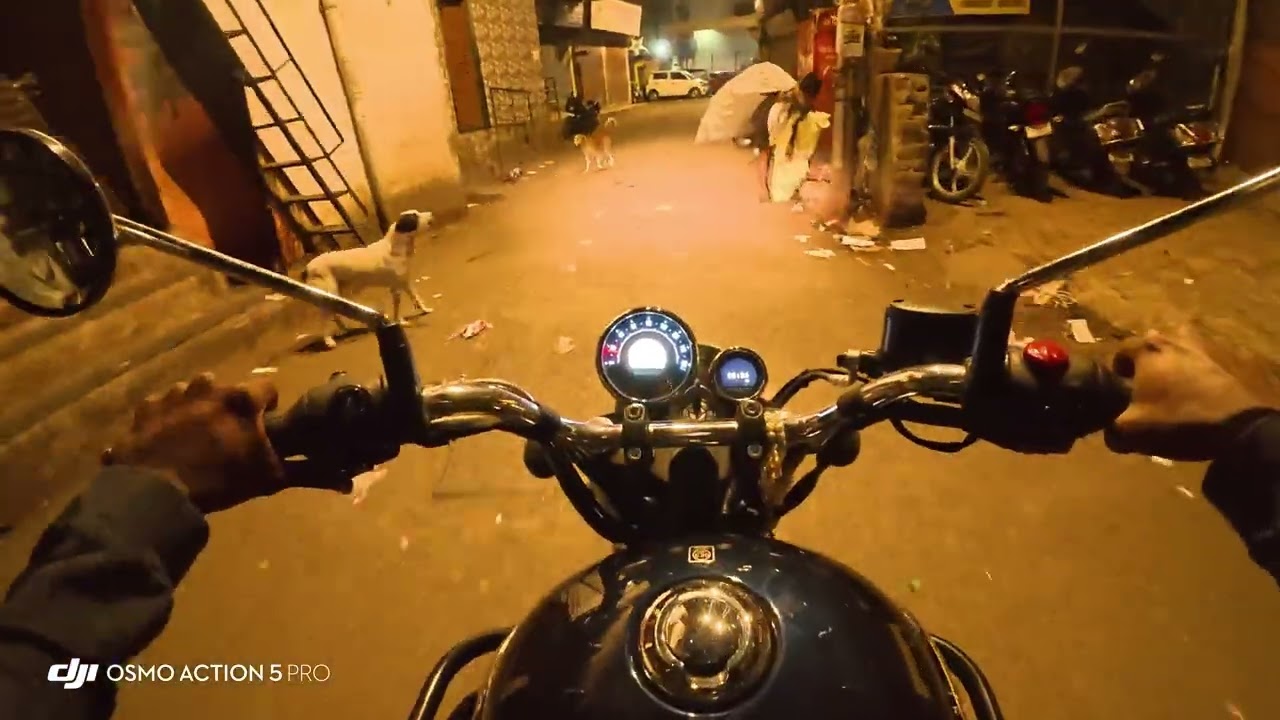 Raw footage of How it feels to ride a Meteor 350 (Royal Enfield)