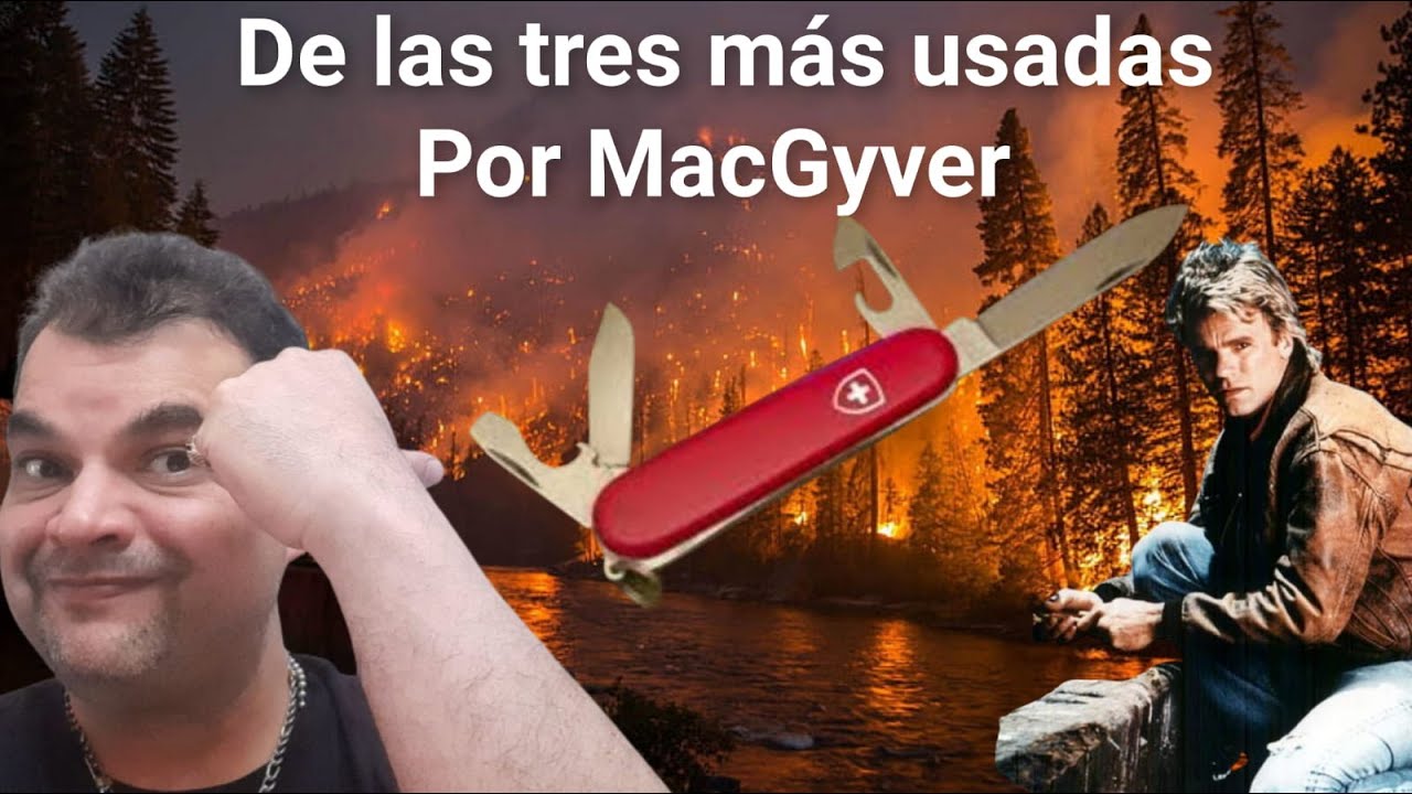 Victorinox Recruit: La tercera navaja más usada por MacGyver #victorinox #macgyver