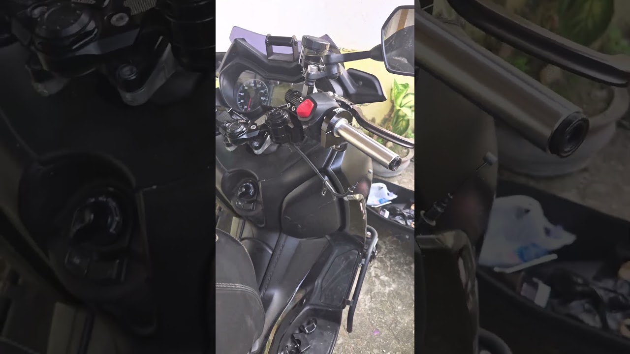Gas Spontan TDR menggunakan 1 tali gas di Xmax 250 Old 