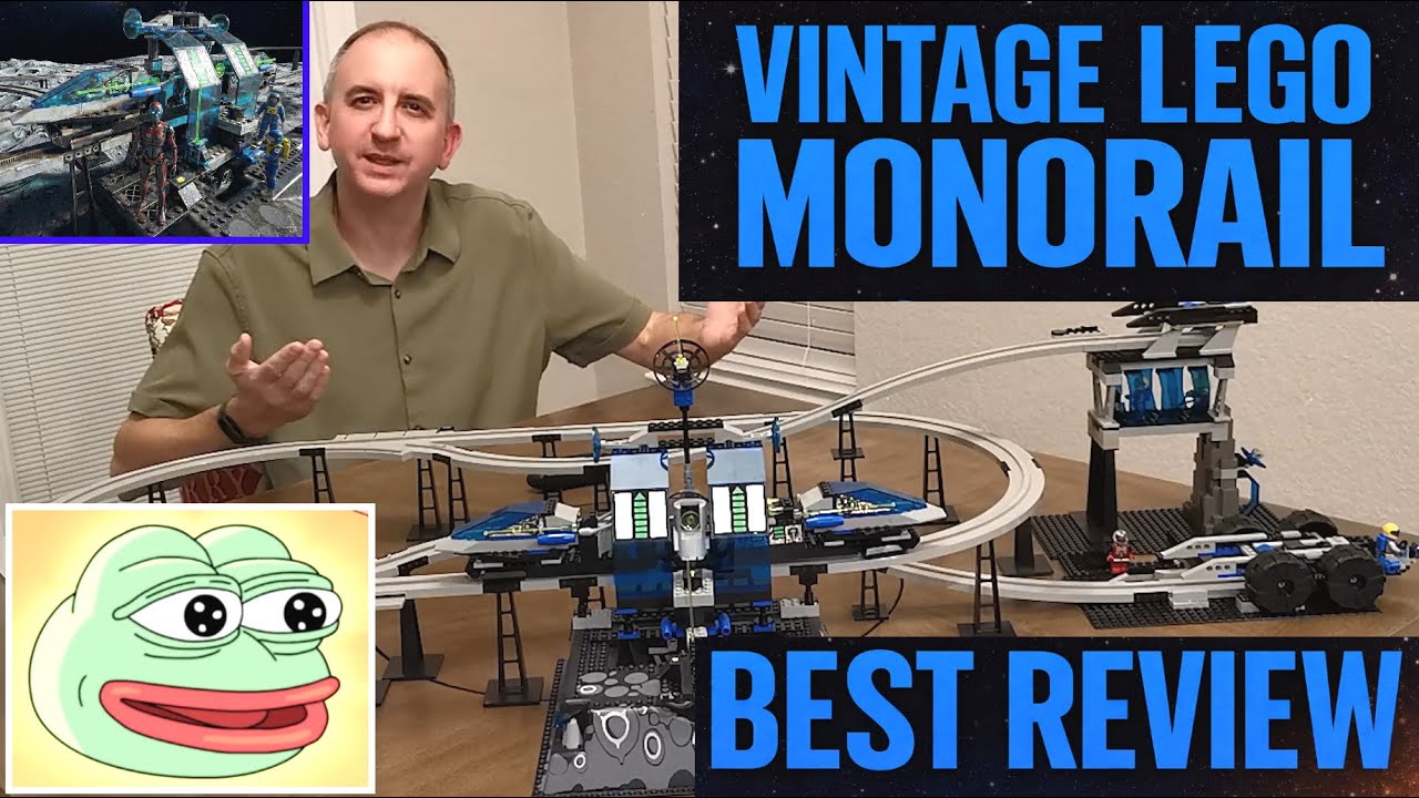 Vintage LEGO Review: 6991 Monorail Transport Base