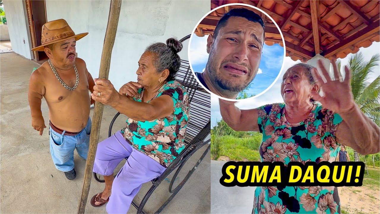 M&Atilde;E DE PILILIU EXPULSA LE&Ocirc;NCIO DA CASA DO S&Iacute;TIO 😱 | PILILIU DA RESENHA