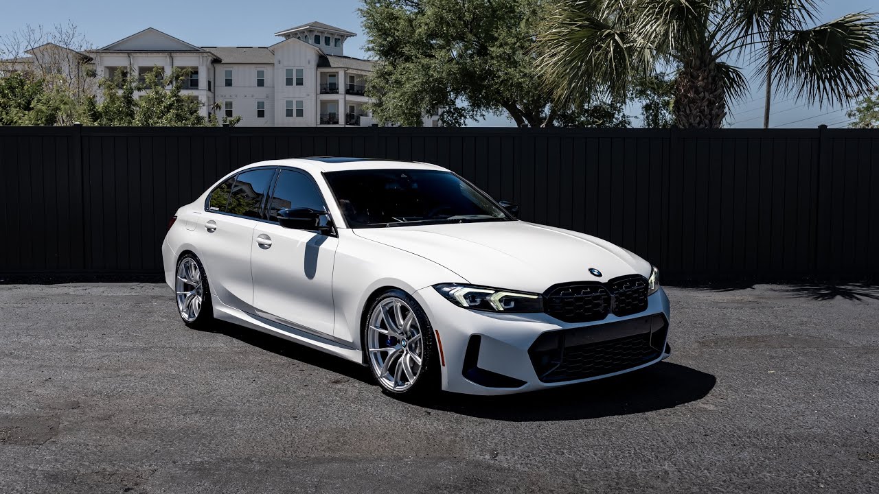 BMW M340i xDrive 2023 года | Цвет: Alpine White / Cognac #обзор