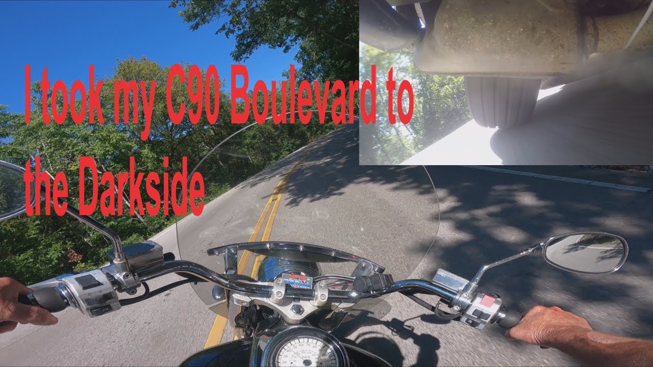 Took my C90 Boulevard to the DARKSIDE