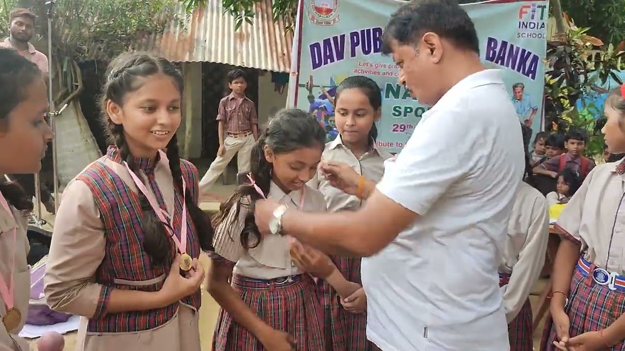 National Sports Day celebrated at DAV Public school Banka.