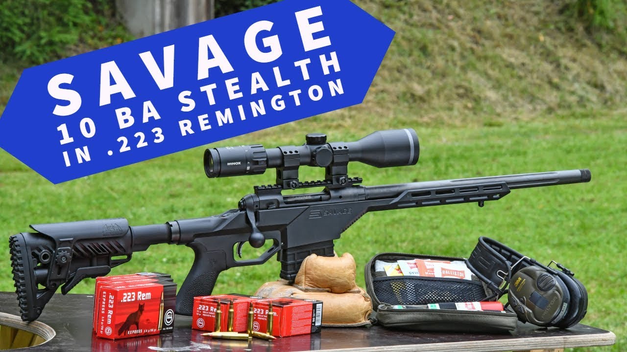 Savage 10 BA Stealth Repetierb&uuml;chse im Kaliber .223 Remington: Eigenschaften und Schusstest