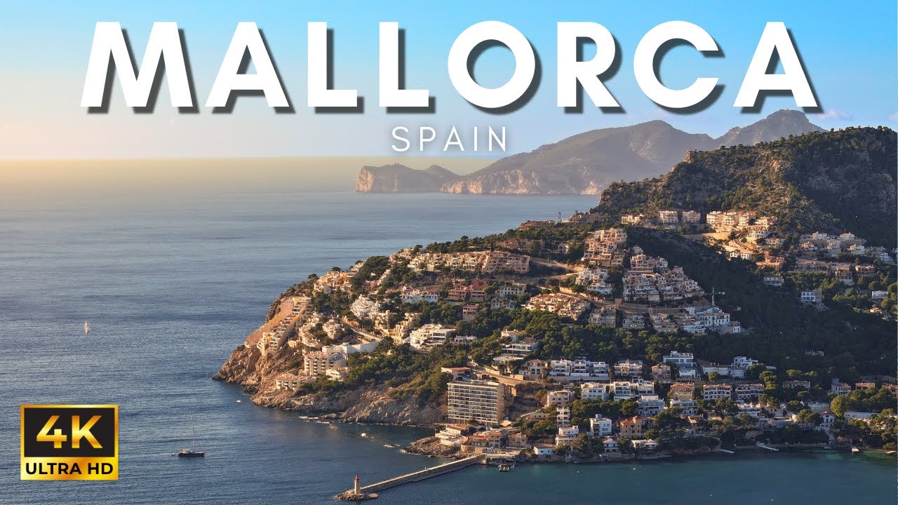 Mallorca, Spain - 4K Scenic Aerial Footage