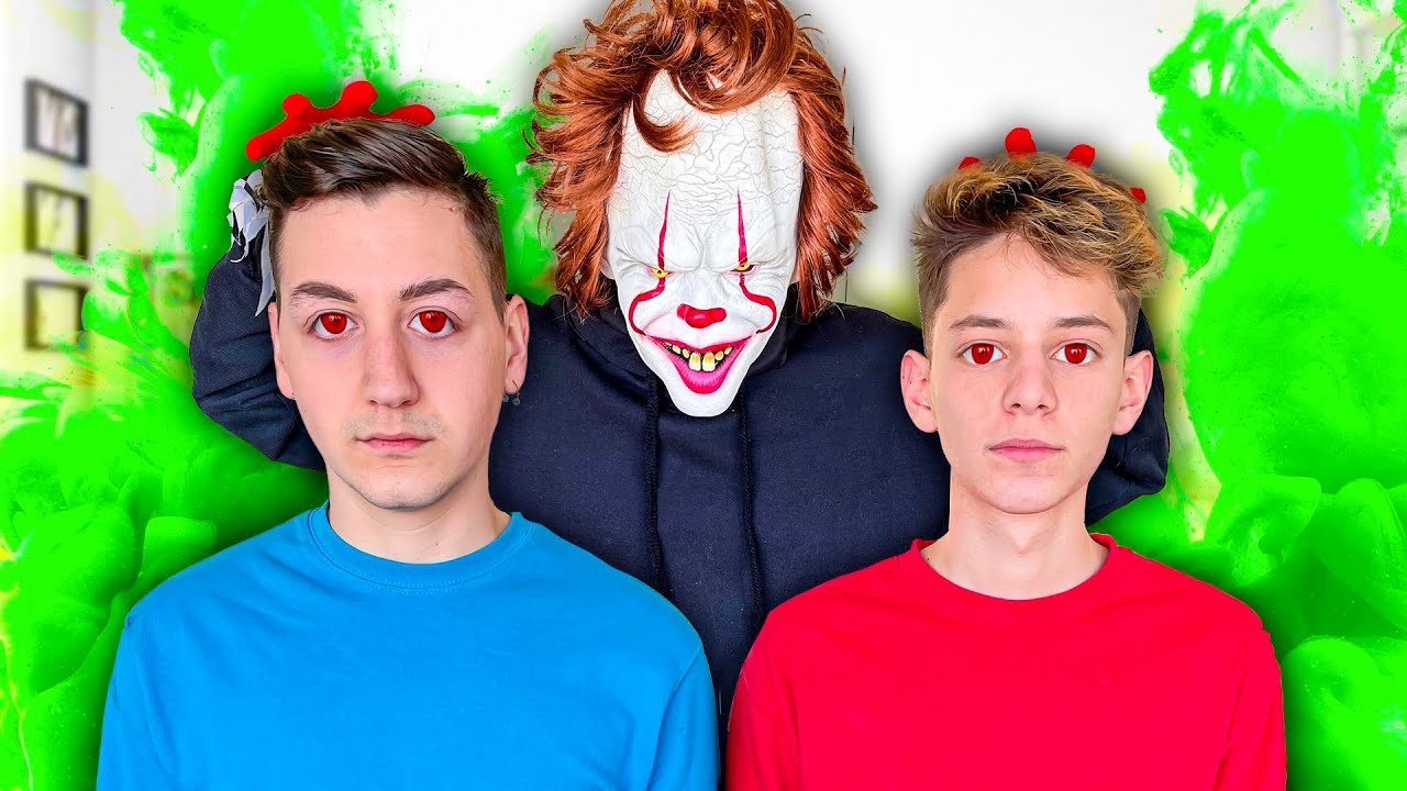 IL CLOWN SI È TRASFORMATO NEI NOSTRI AMICI!!