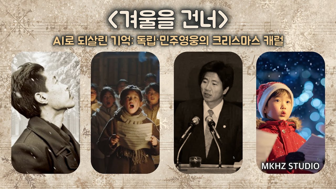AI 뮤직필름: 100년의 겨울을 건넌 독립·민주 영웅들의 크리스마스노래