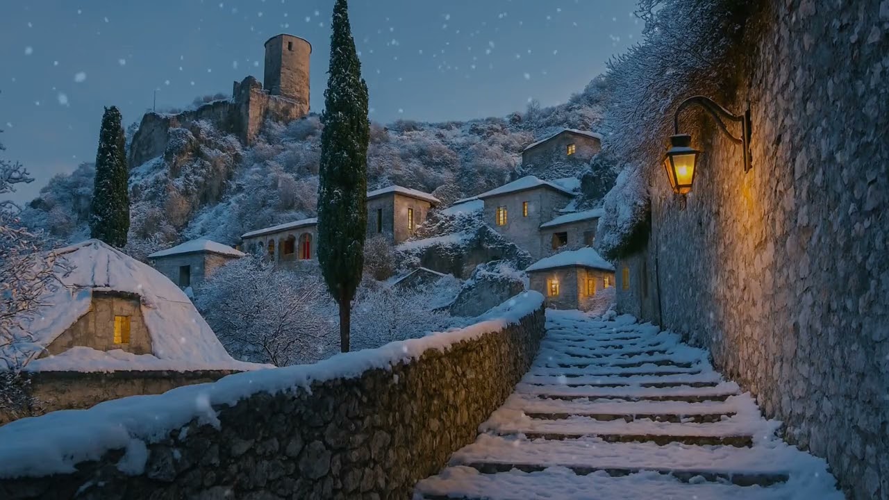 ❄️ POČITELJ: Kameni grad pod snijegom | Sevdah, Mir i Historija uz Neretvu | Počitelj Winter Magic