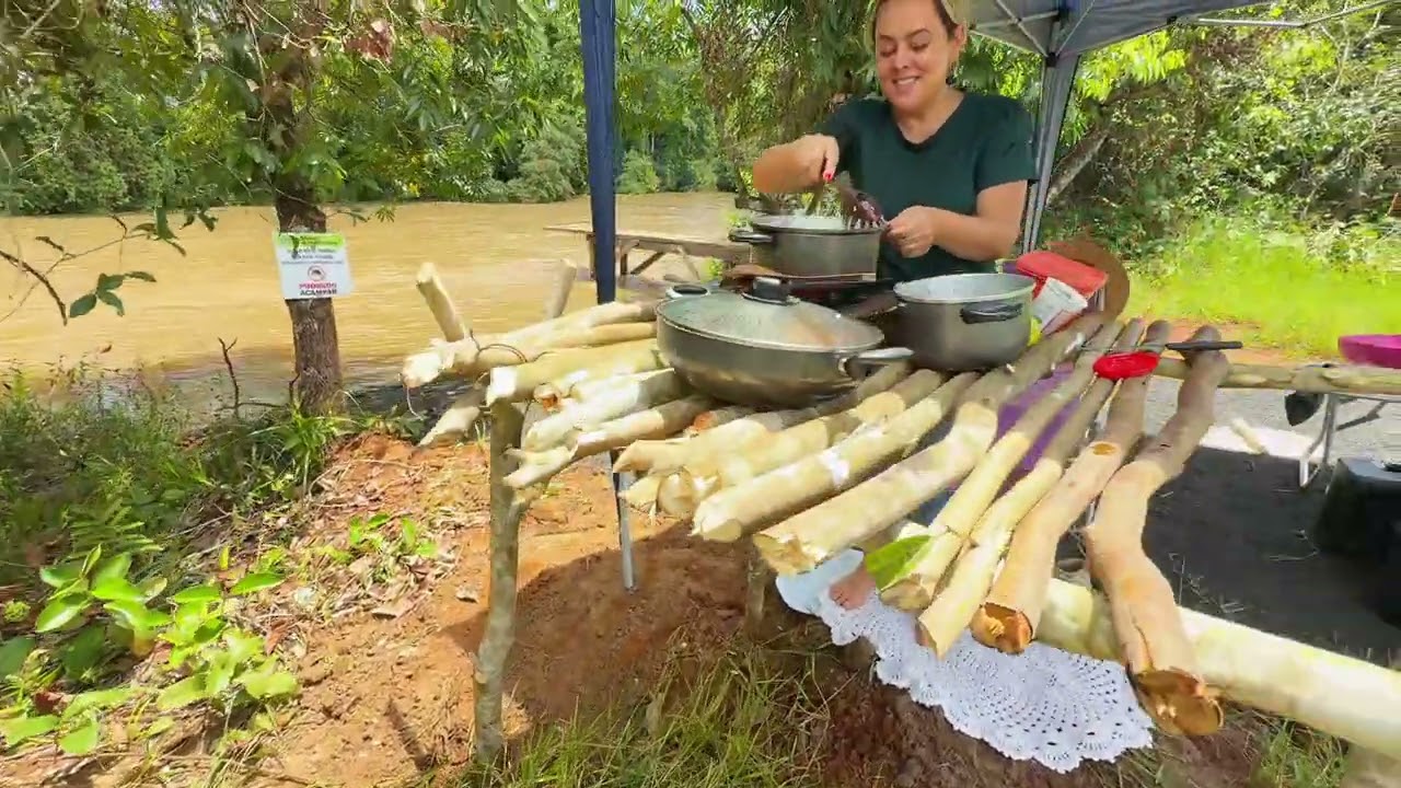Primeiro dia da construção da casa de campo!