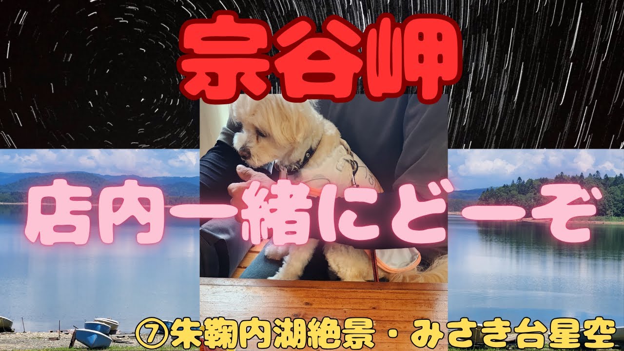 ⑦ツーリングで宗谷岬へワンコもまさか店内に入れた身体も心も幸せでした💖最高の星空もInsta360 AcePro2とカメラで撮影してみた