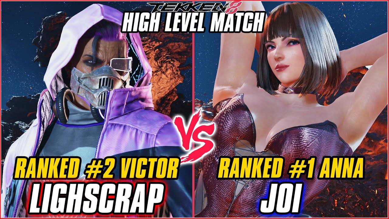 TEKKEN 8 ▰ LIGHSCRAP (#2 Ranked Victor) vs JOI (#1 Ranked Anna) ▰ T8 HIGH LEVEL GAMEPLAY