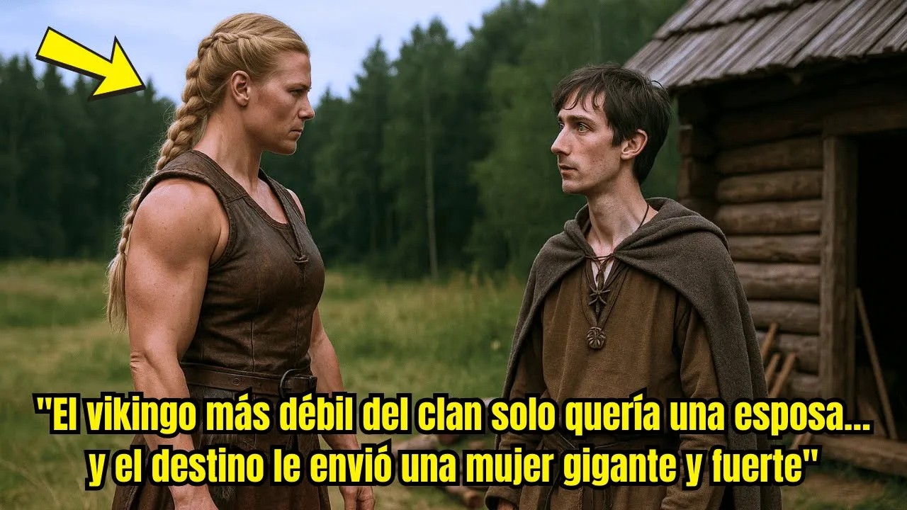 El vikingo más débil del clan solo quería una esposa y el destino le envió una mujer gigante