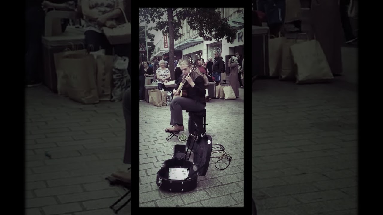 Parla Pi&ugrave; Piano - Speak Softly Love - Classical Guitar - Brett Miller Liverpool Busker