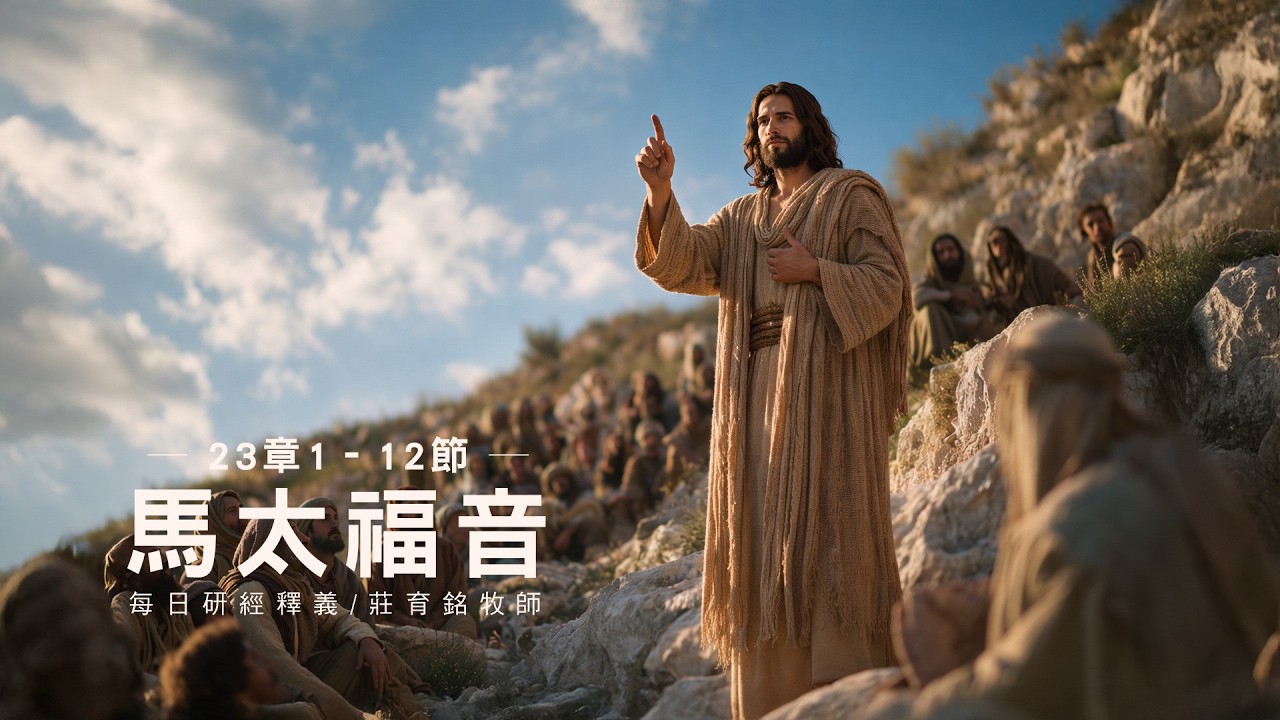 260305 馬太福音 23章 1~12節 耶穌論法利賽人的驕傲 (附小組討論題庫於留言區)