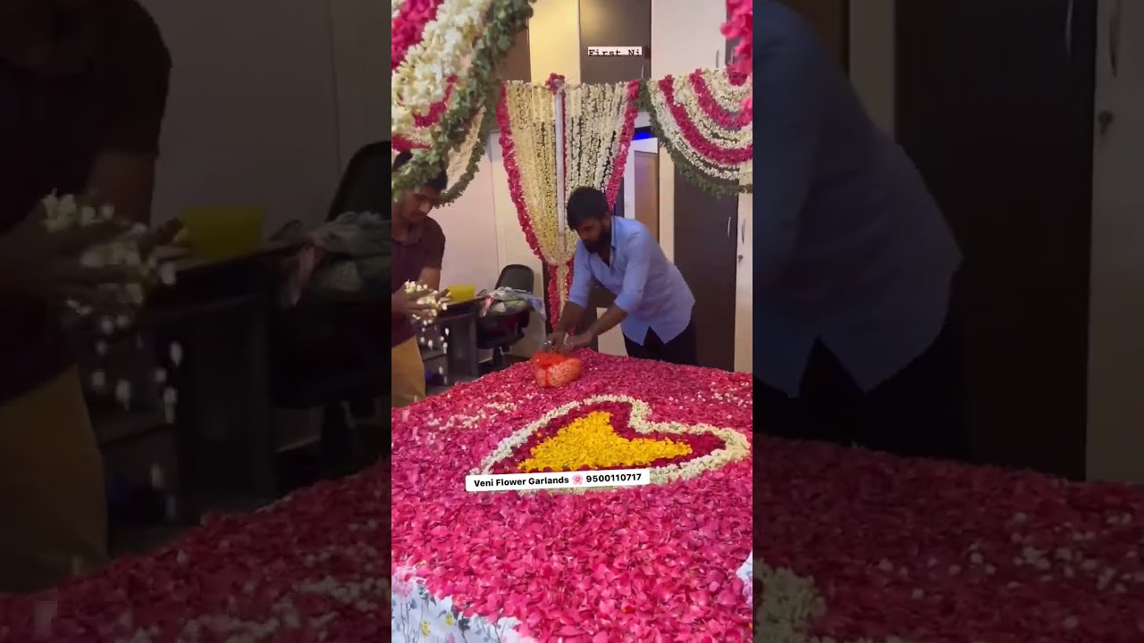 first night room decor 👉 9500110717 #chennai #flower #decoration #tamilnadu #wedding #decor  #night