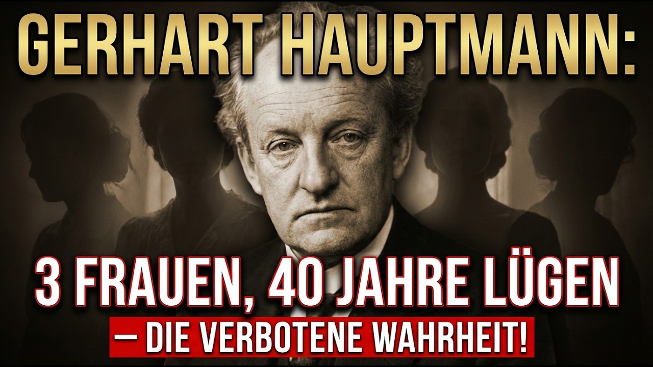 GERHART HAUPTMANN: 3 FRAUEN, 40 JAHRE LÜGEN — DIE VERBOTENE WAHRHEIT!
