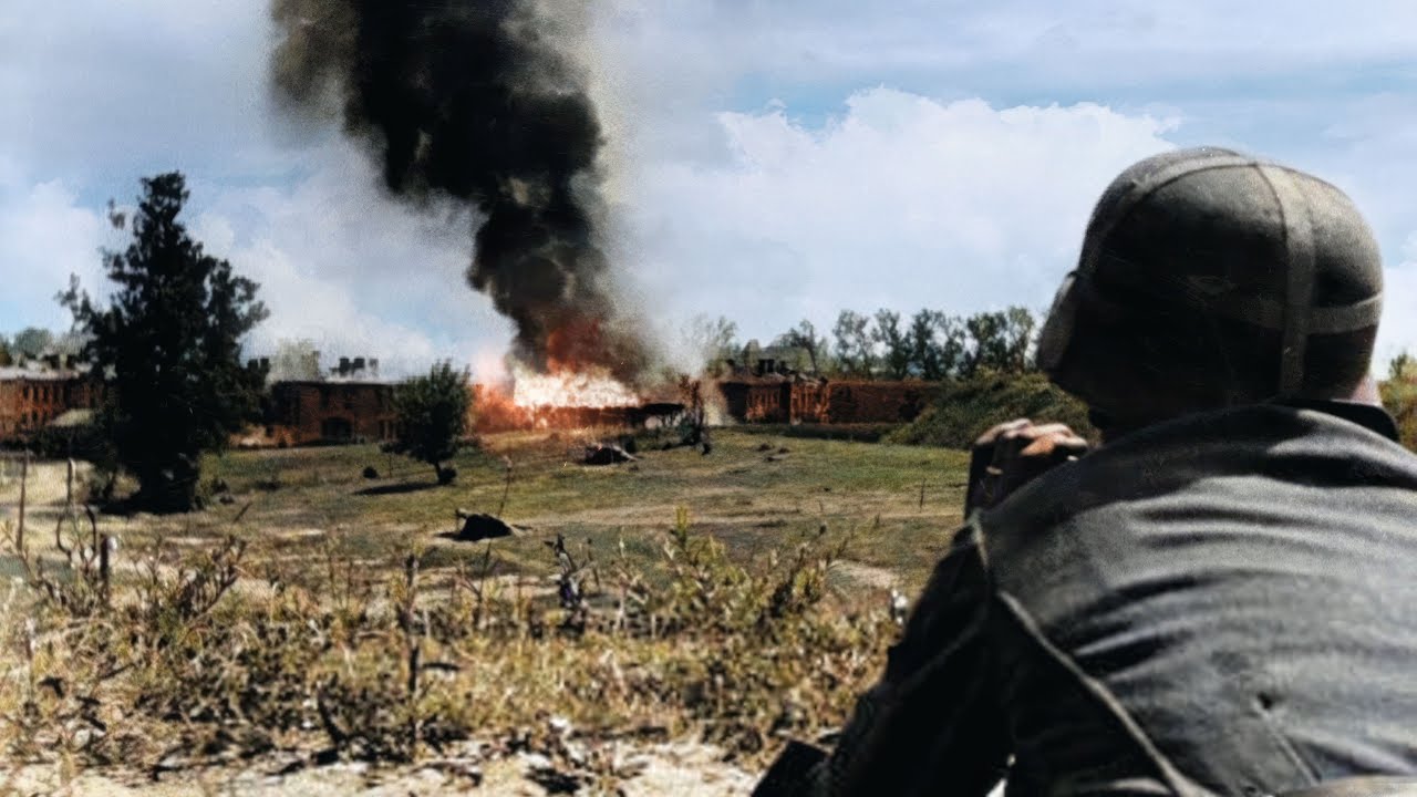 Подлинные сьемки сражения за Брестскую крепость (1941)