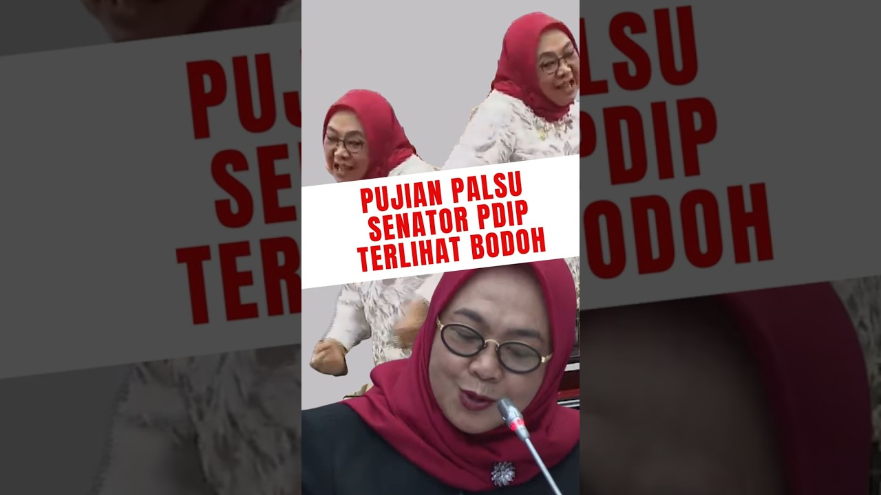 Pujian Palsu Senator PDIP Terlihat Bodoh