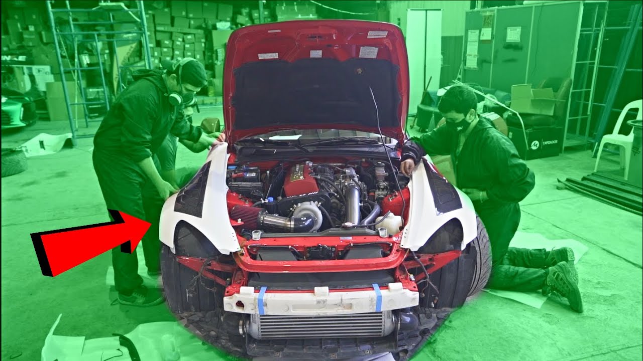 Instalando El NUEVO BODY KIT Para Mi Honda S2000