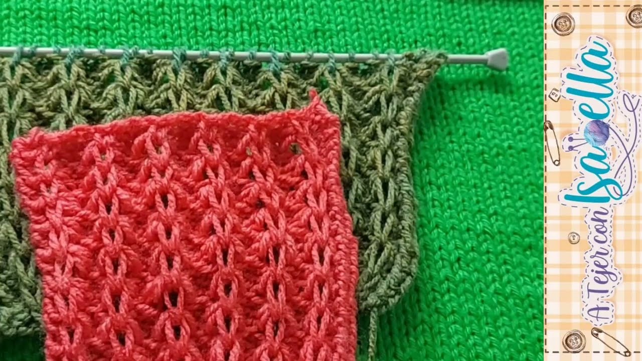 Como tejer con dos agujas el Punto Frances