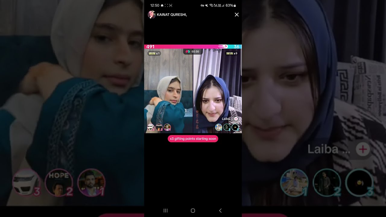 kainat qureshi tiktok live match today 22 01 2025