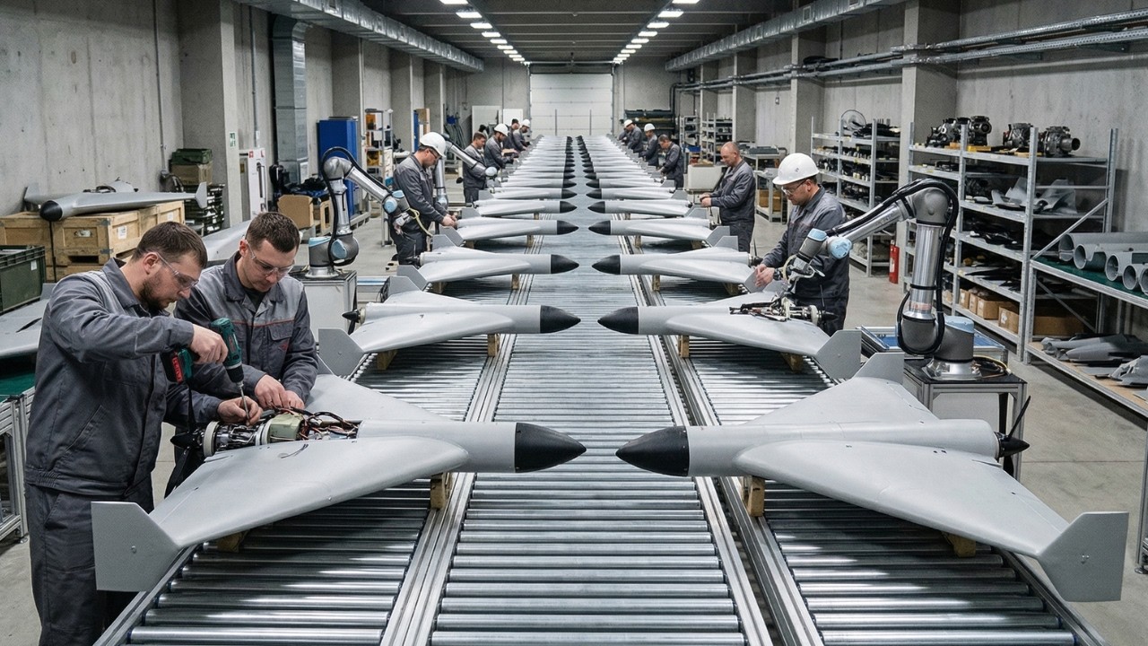 Inside a Secret Military Factory: Making a Kamikaze Drone (Full Process)