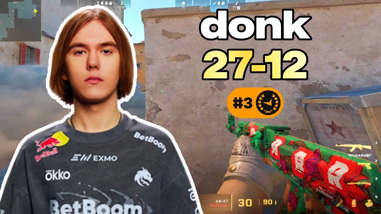 DONK 27-12 w/magixx vs FL1T/Jame EU FACEIT POV (Dust2) | 5073 ELO