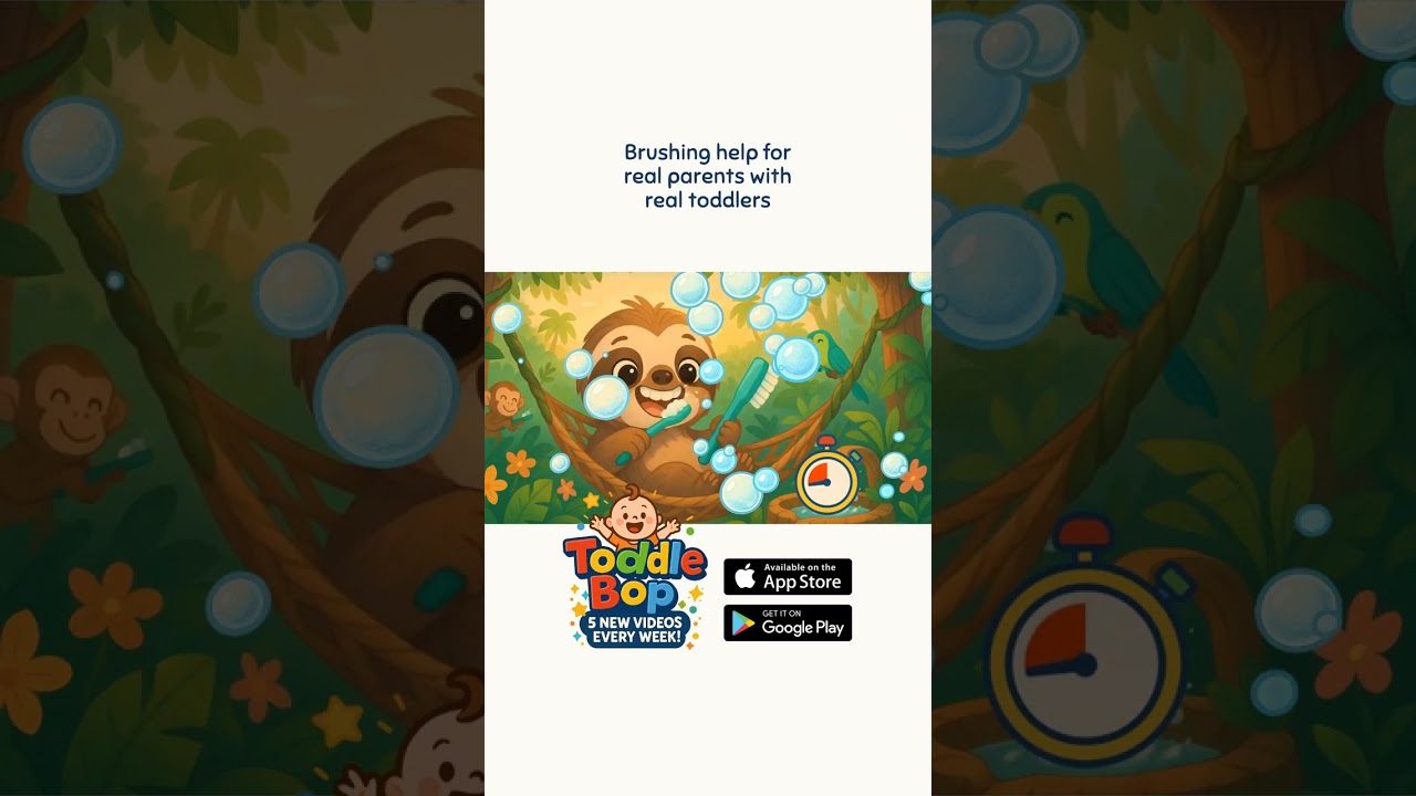 Brush Your Teeth Like A Sloth | Parent-Led Timer