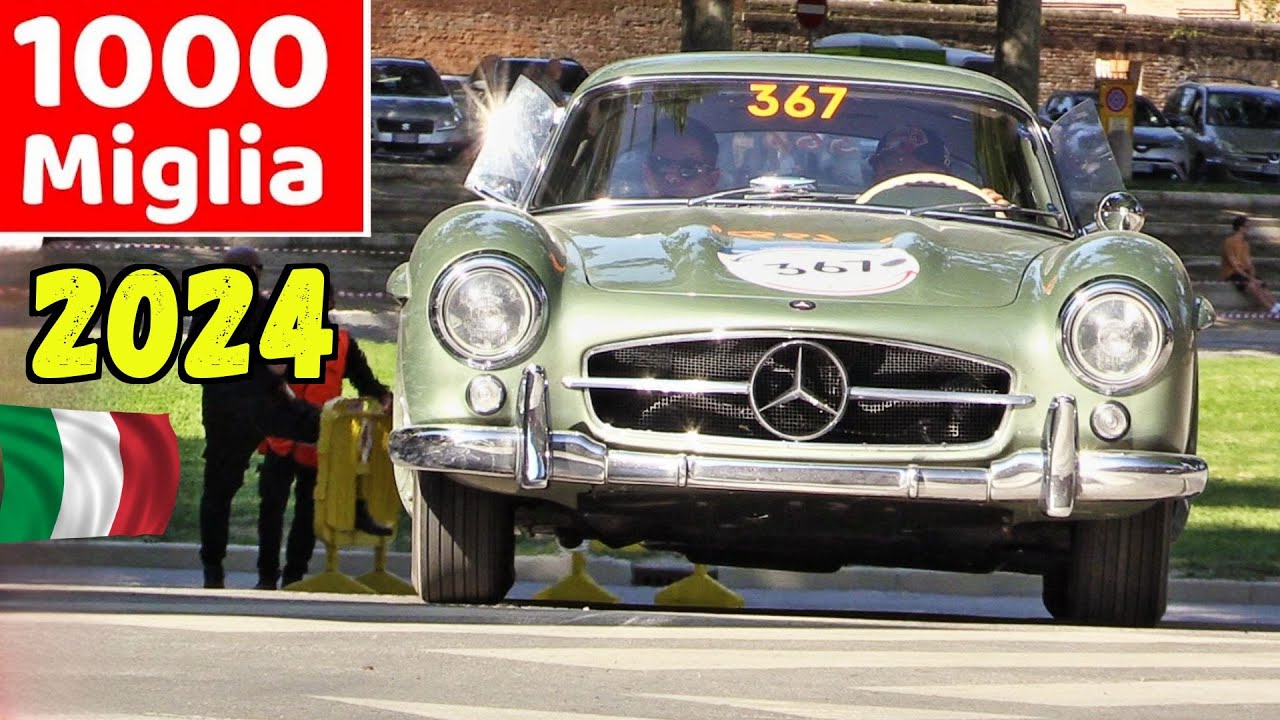 1000 Miglia 2024 - Day 5, Ferrara - Alfa 6C 1750, Lancia B24, Mercedes 300 SL, Ferrari 250 MM & More