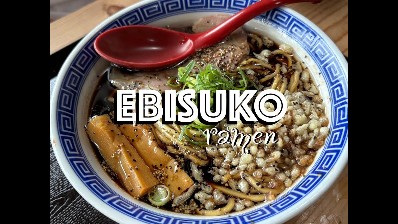 Toyama | EBISUKO TSUKEMEN★★Rich Ramen Flavors★★富山県富山市えびすこつけめん