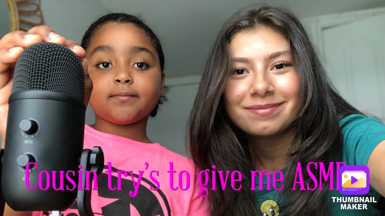 My cousin try's to give me tingles { part 2}