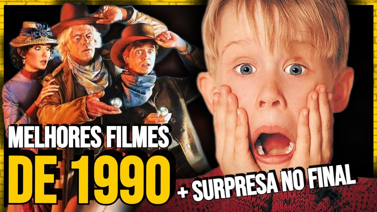 OS MELHORES FILMES DE 1990 QUE MARCARAM UMA GERAÇÃO + SURPRESA NO FINAL DO VÍDEO