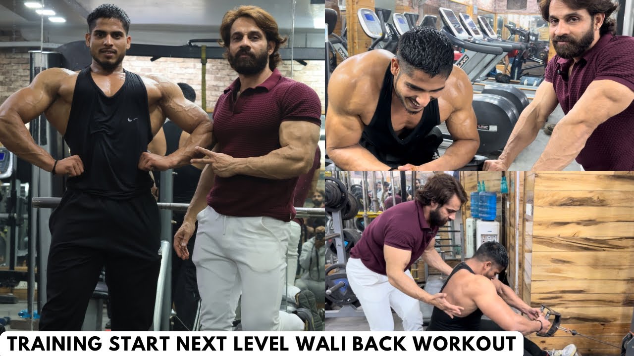 training start | next level wali back workout with @Tiger Fitness Club