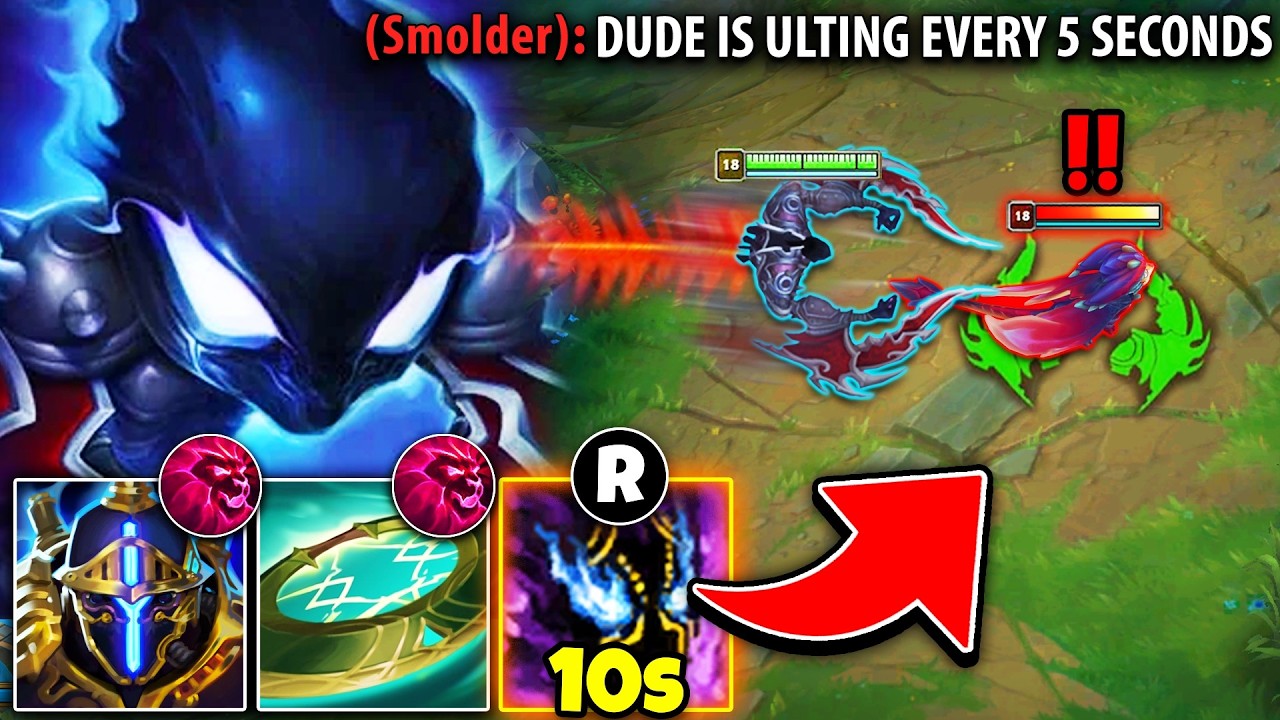 Nocturne but my ult is up every 10 seconds and your screen is always dark