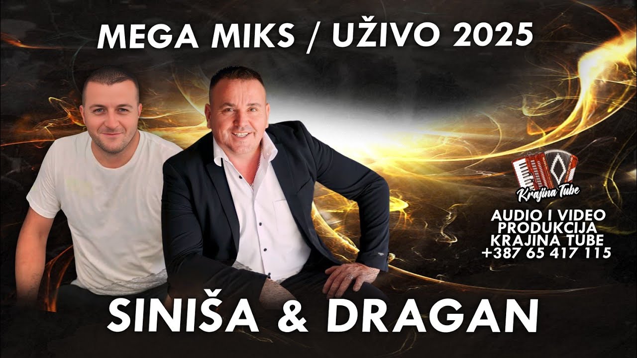 Siniša i Dragan - Igranka,Kućo moja,Uvjek prvi, Sanski robijaš Mega Miks 30.min (Uživo 2025)
