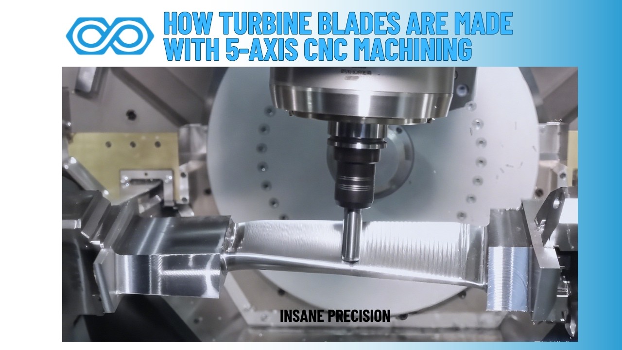 How Jet Engine Turbine Blades Are Made with CNC