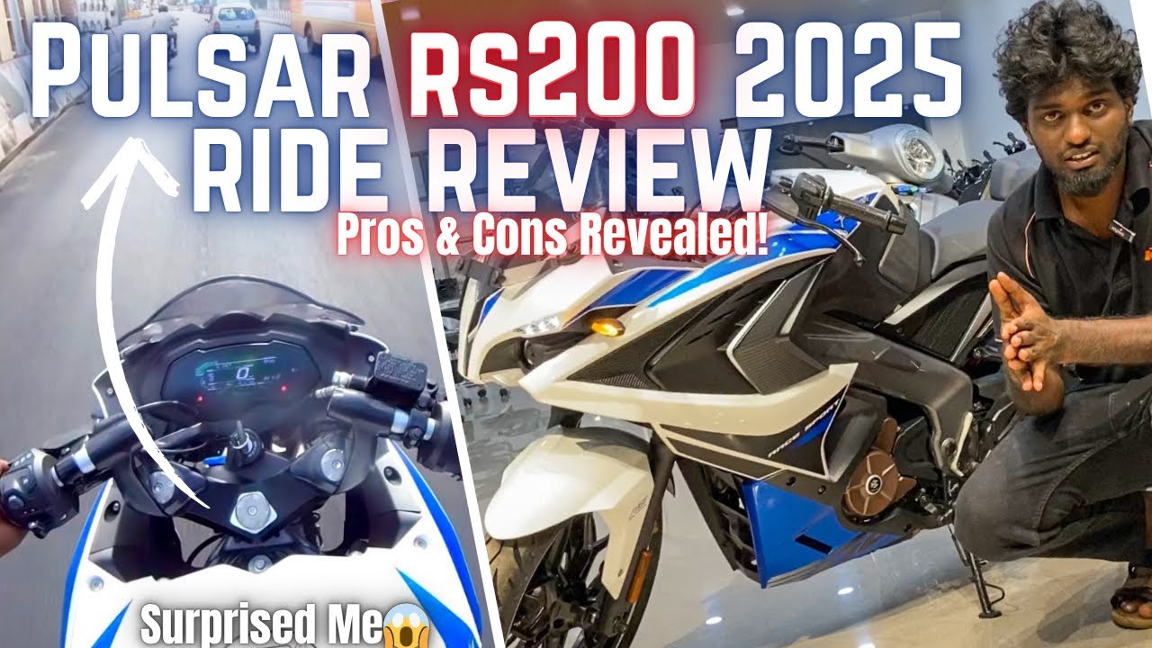 2025 Pulsar RS200 Ride review😍– Speed, Sound & Thrill!😱
