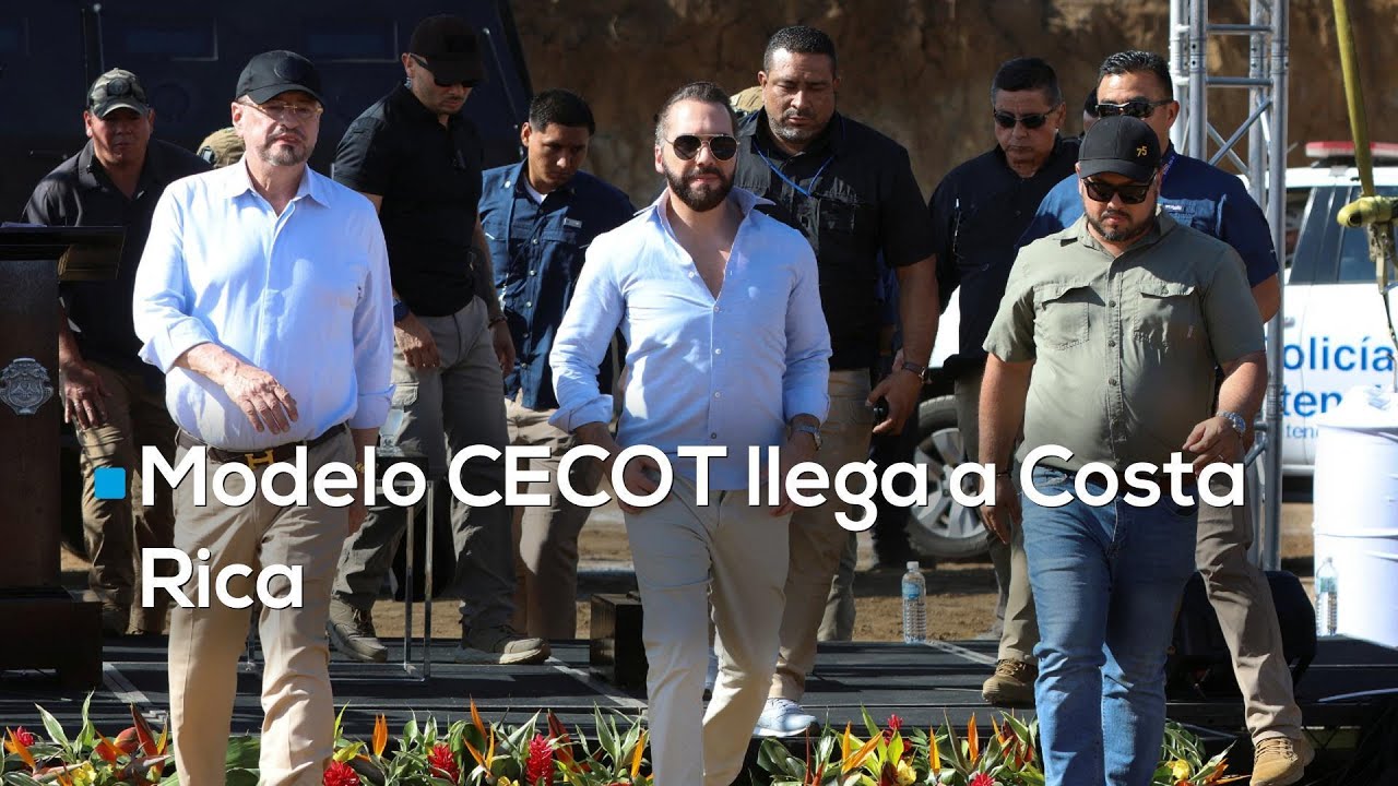 Bukele participa en arranque de nueva prisi&oacute;n de m&aacute;xima seguridad en Costa Rica